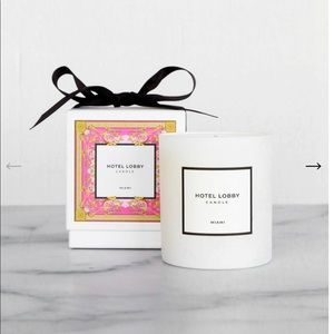 Hotel Lobby Miami Candle